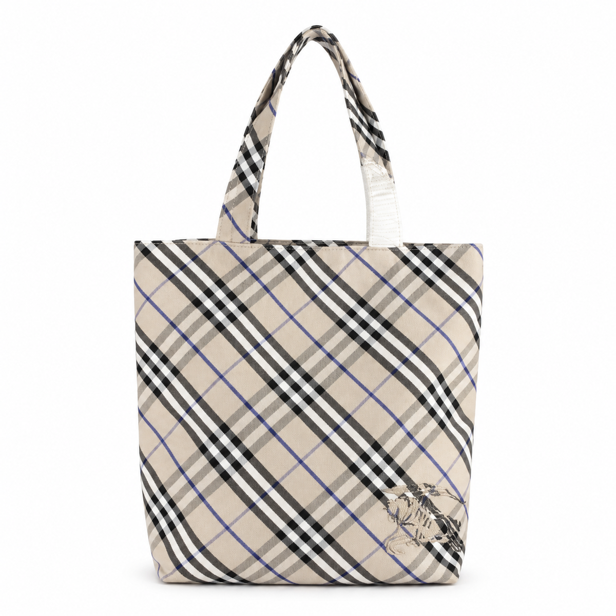 Burberry Knight Check Shoulder Tote
