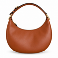 Fendi Classic FF Logo Leather Tote Bag 29x24.5x10cm