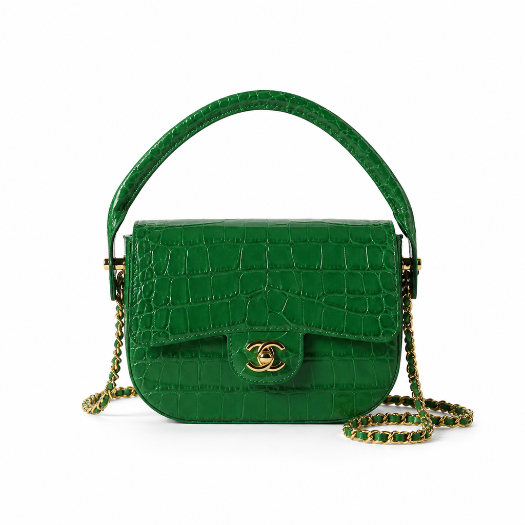 Chanel Quilted Compact Handbag