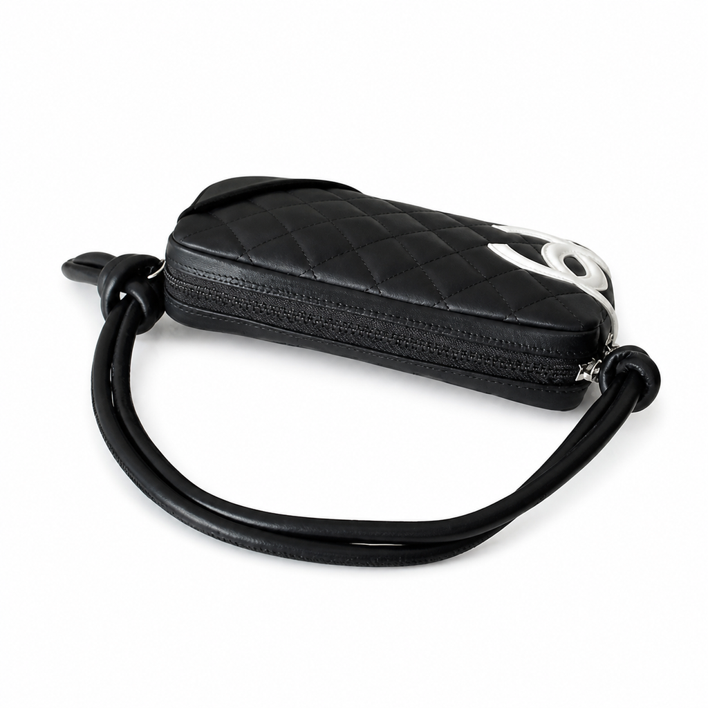 Chanel Black Quilted Camera Bag