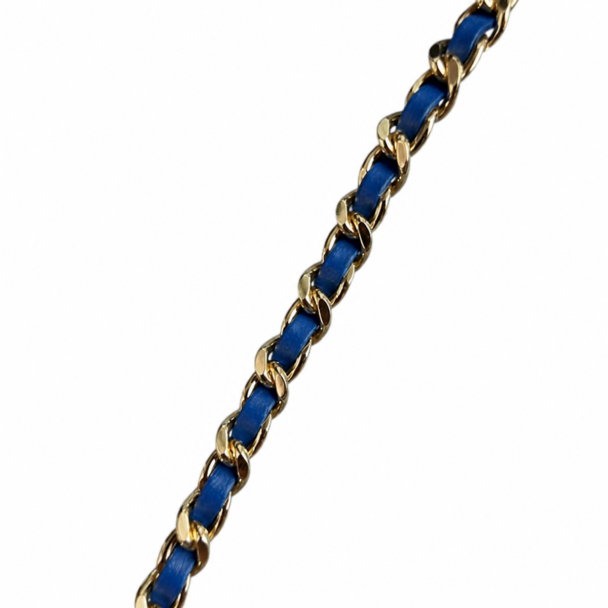Chanel Blue Denim Flap Shoulder Bag