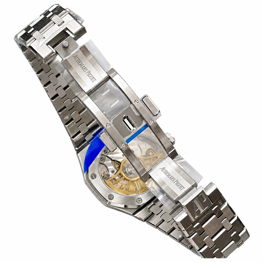 Audemars Piguet Royal Oak Automatic Date Stainless Steel Grey Dial Bracelet