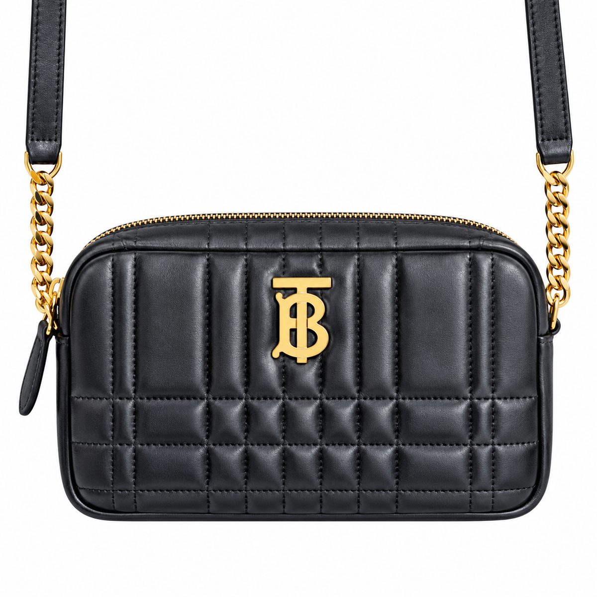 Burberry Black Quilted Camera Bag