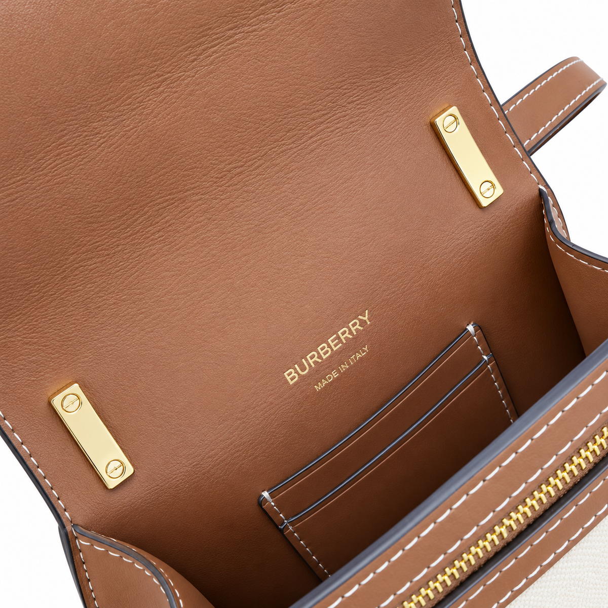 Burberry Cream Mini Crossbody Bag