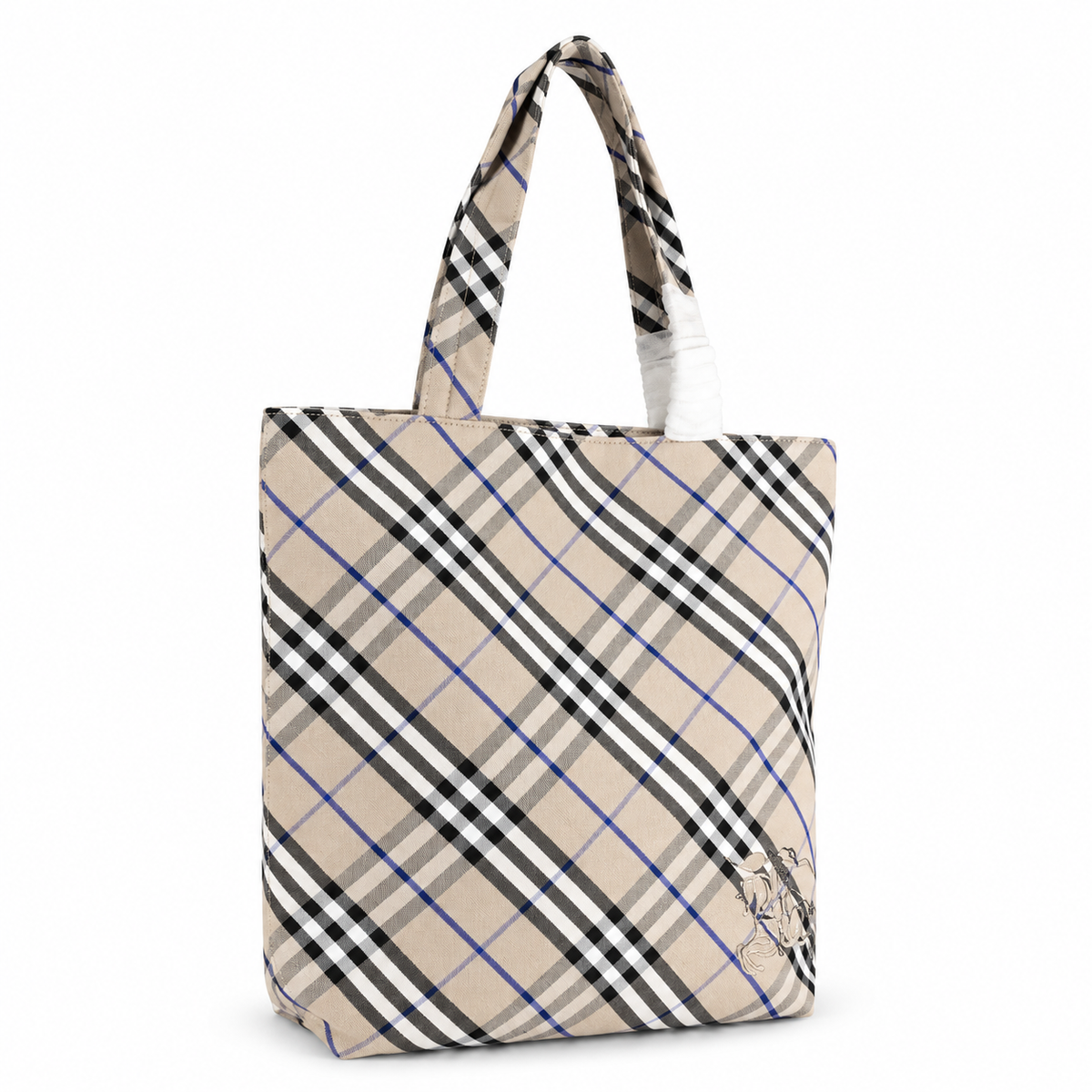 Burberry Knight Check Shoulder Tote
