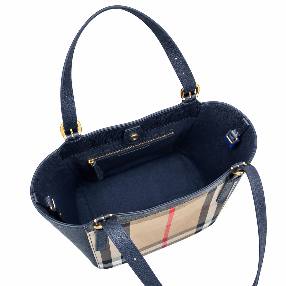 Burberry Check Tote Bag