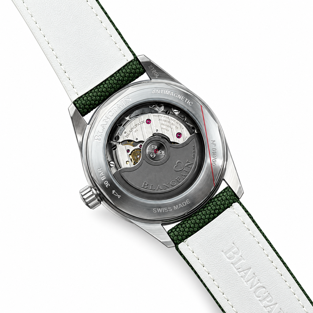 Blancpain Fifty Fathoms Bathyscaphe Green Dial Dive Watch