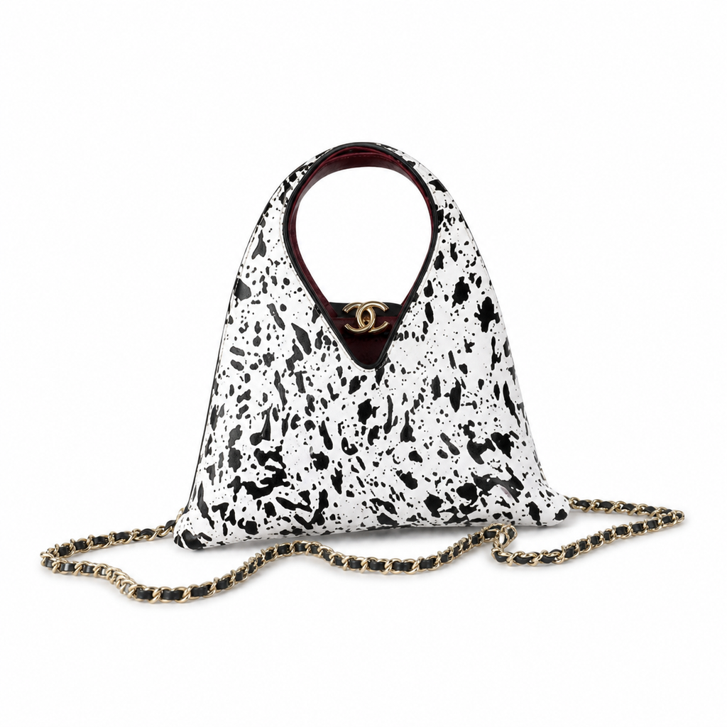 Chanel Spotted Chain Shoulder Bag