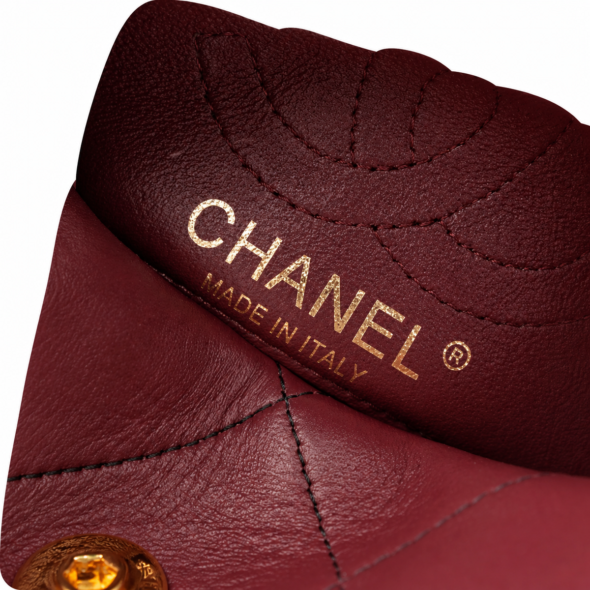 Chanel Quilted Metal-Accent Shoulder Bag