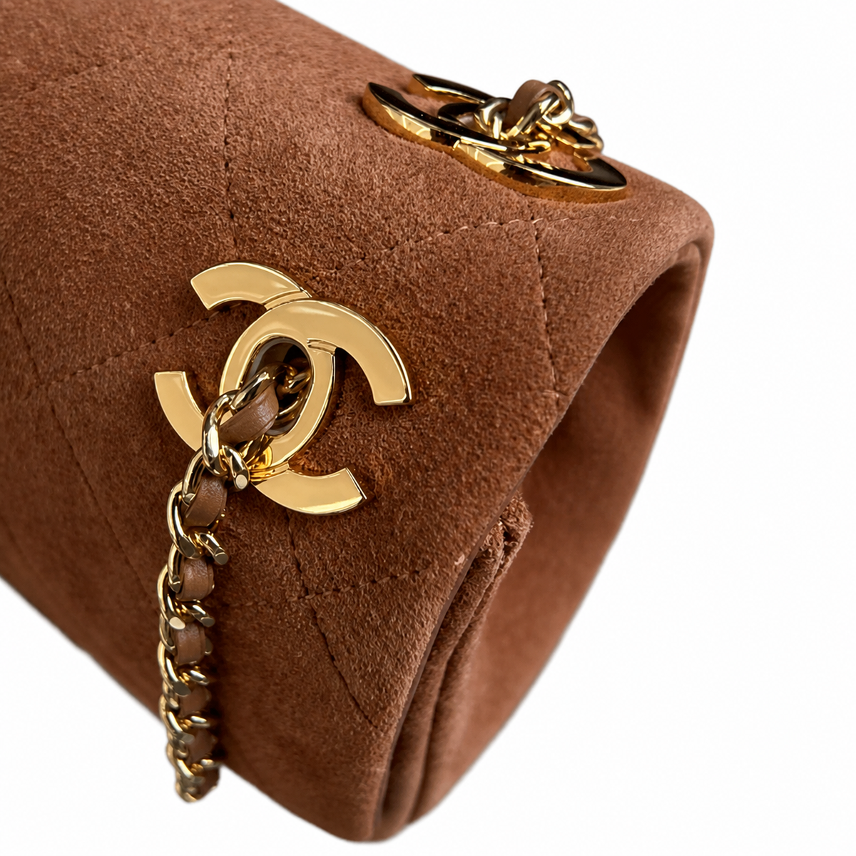Chanel Brown Quilted Flap Shoulder Bag