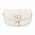 Dior White Quilted Flap Shoulder Bag