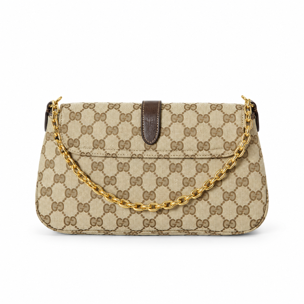 Gucci Jackie 1961 GG Supreme Chain Shoulder Bag