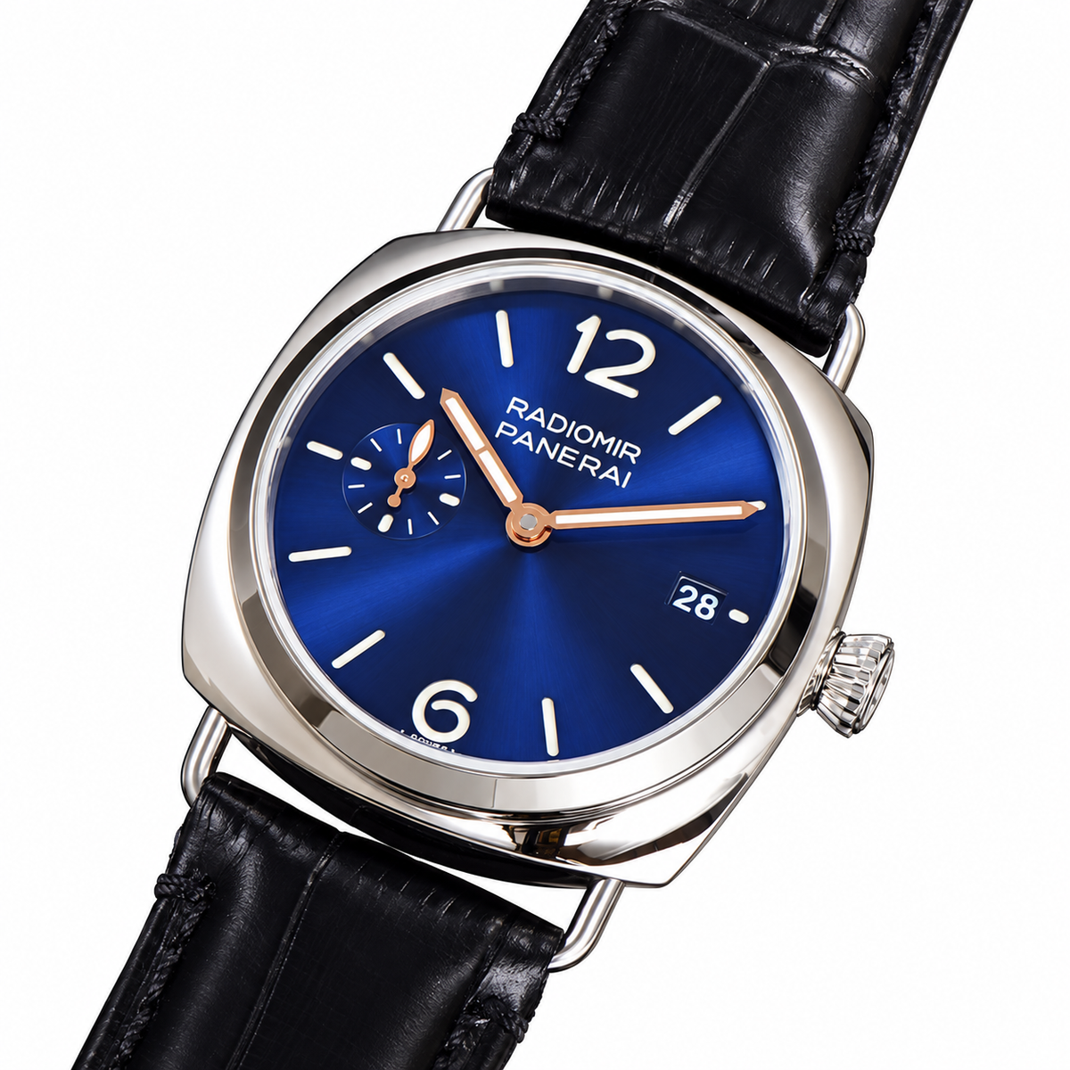 Panerai Luminor Due Automatic 40mm Men's Steel Watch Rose Gold Dial