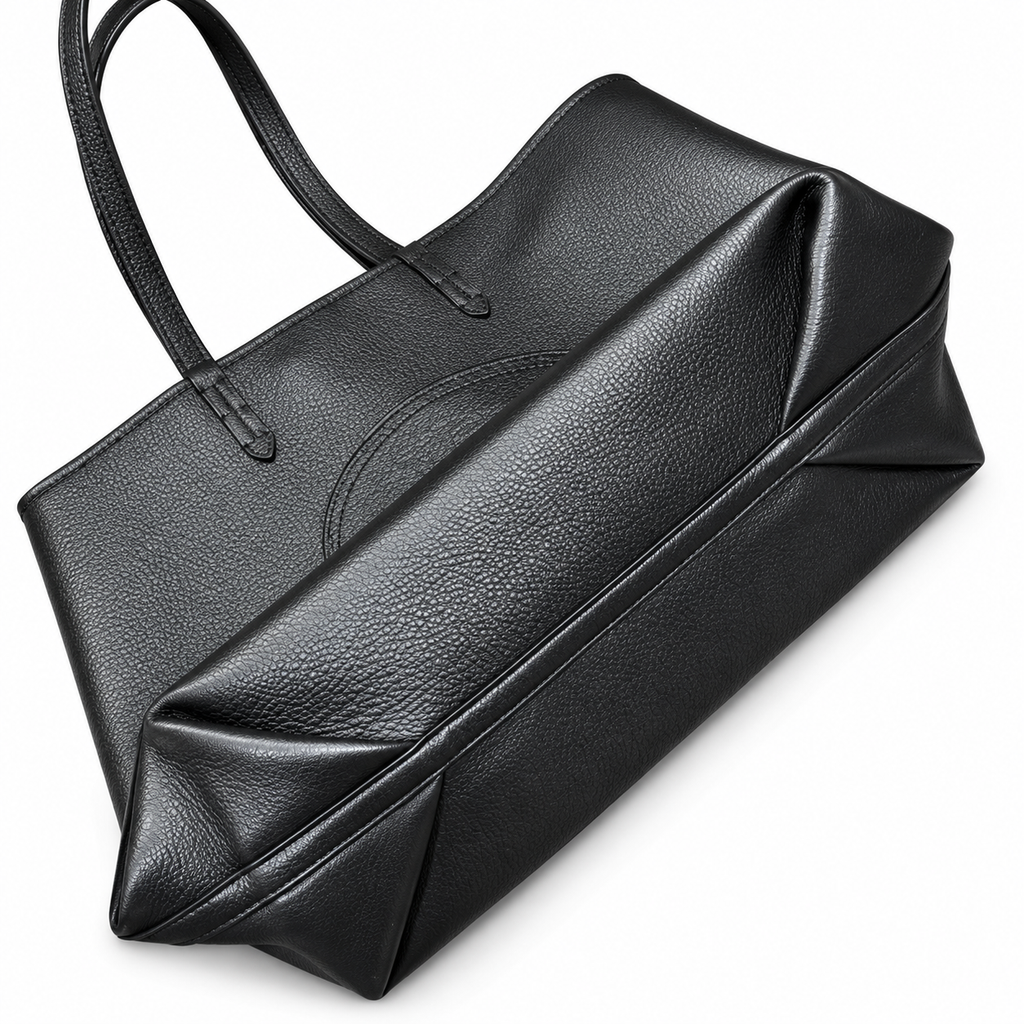 Burberry Textured Knight Logo Tote
