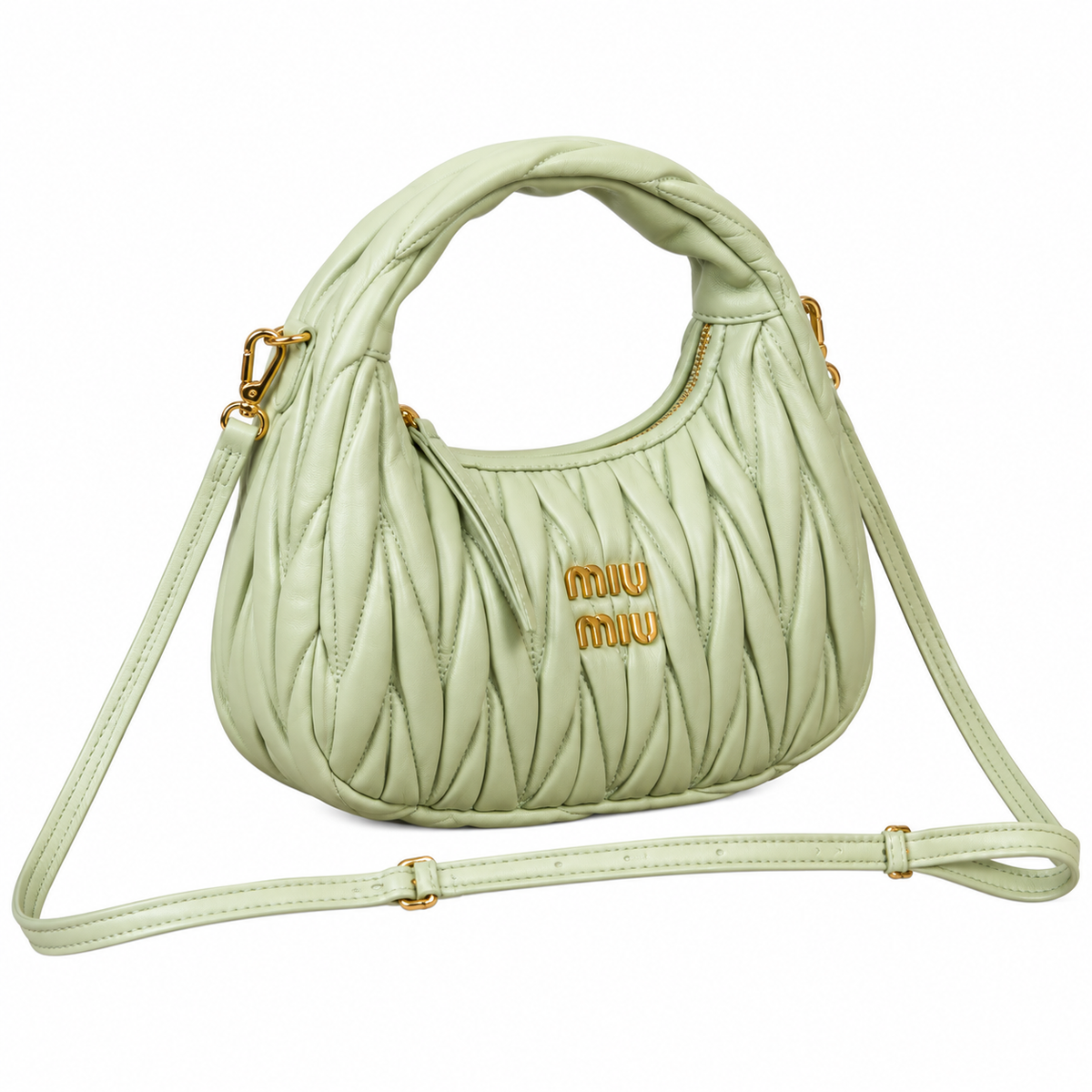 Miu Miu Matelassé Leather Crossbody Bag