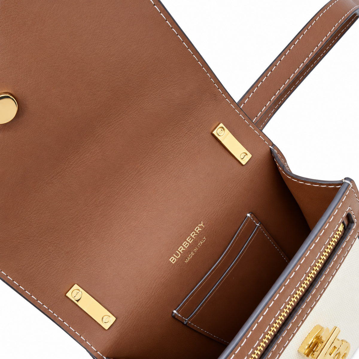 Burberry Cream Mini Crossbody Bag