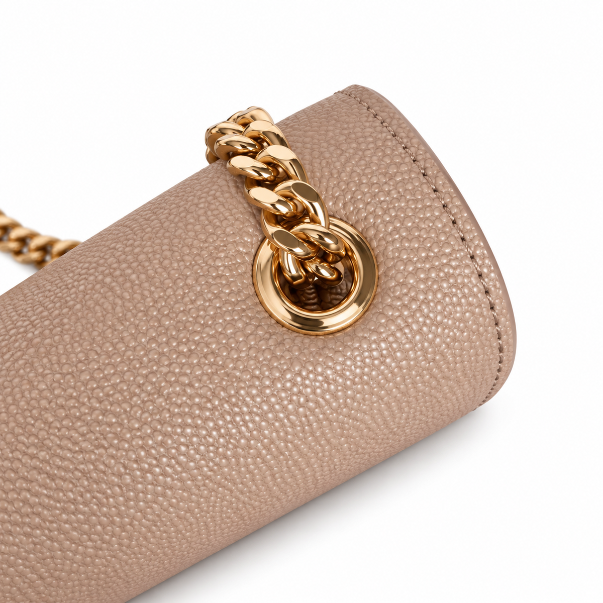 YSL Kate Chain Wallet Bag – Nude Pink Leather