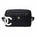 Chanel Black Quilted Logo Bag