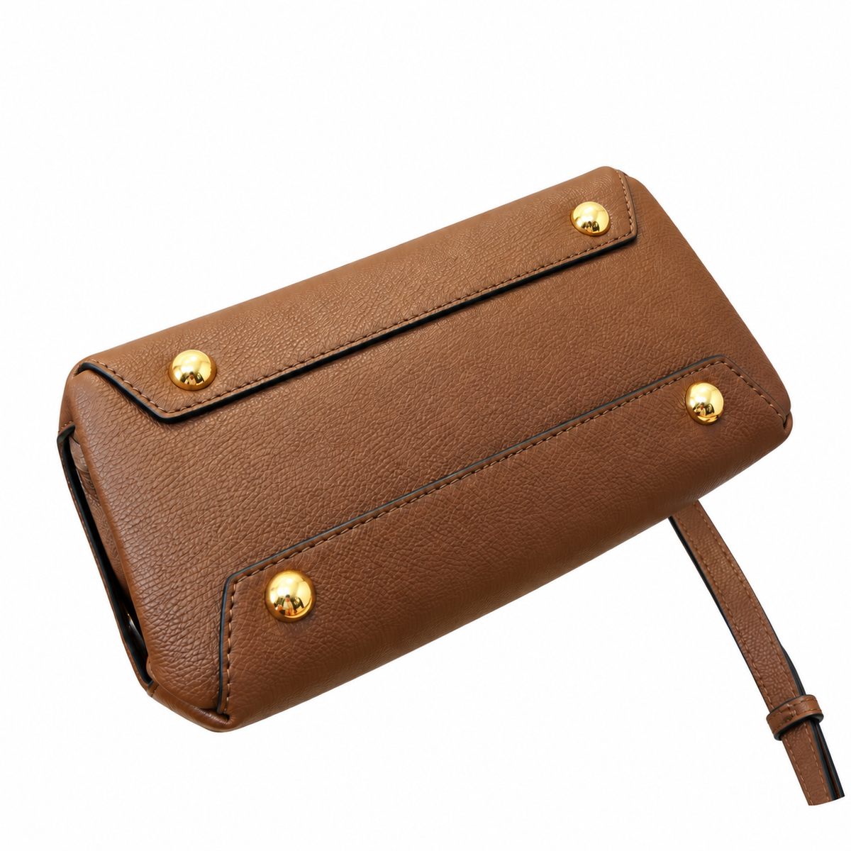 Burberry Brown Leather Top Handle Bag