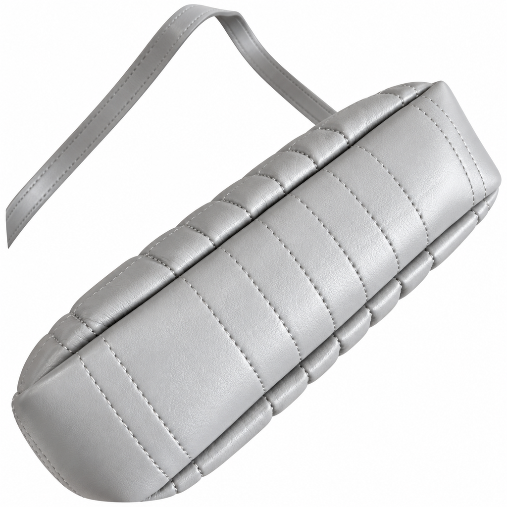 Burberry Grey Quilted Camera Bag