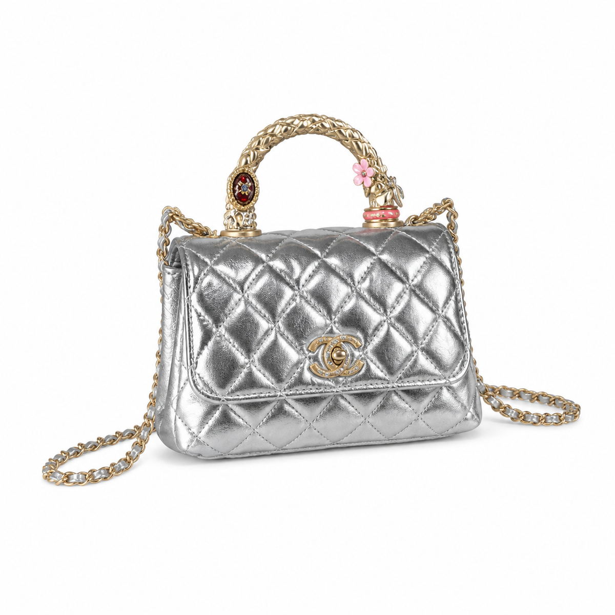 Chanel Compact Quilted Crossbody Bag