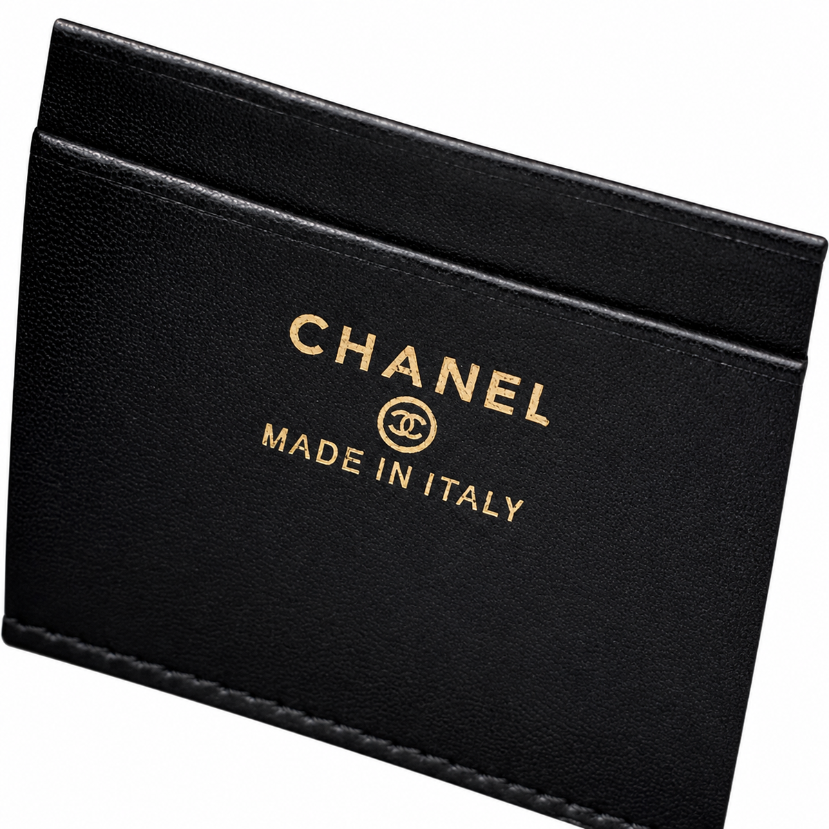 Chanel Black Croc-Embossed Crossbody Bag