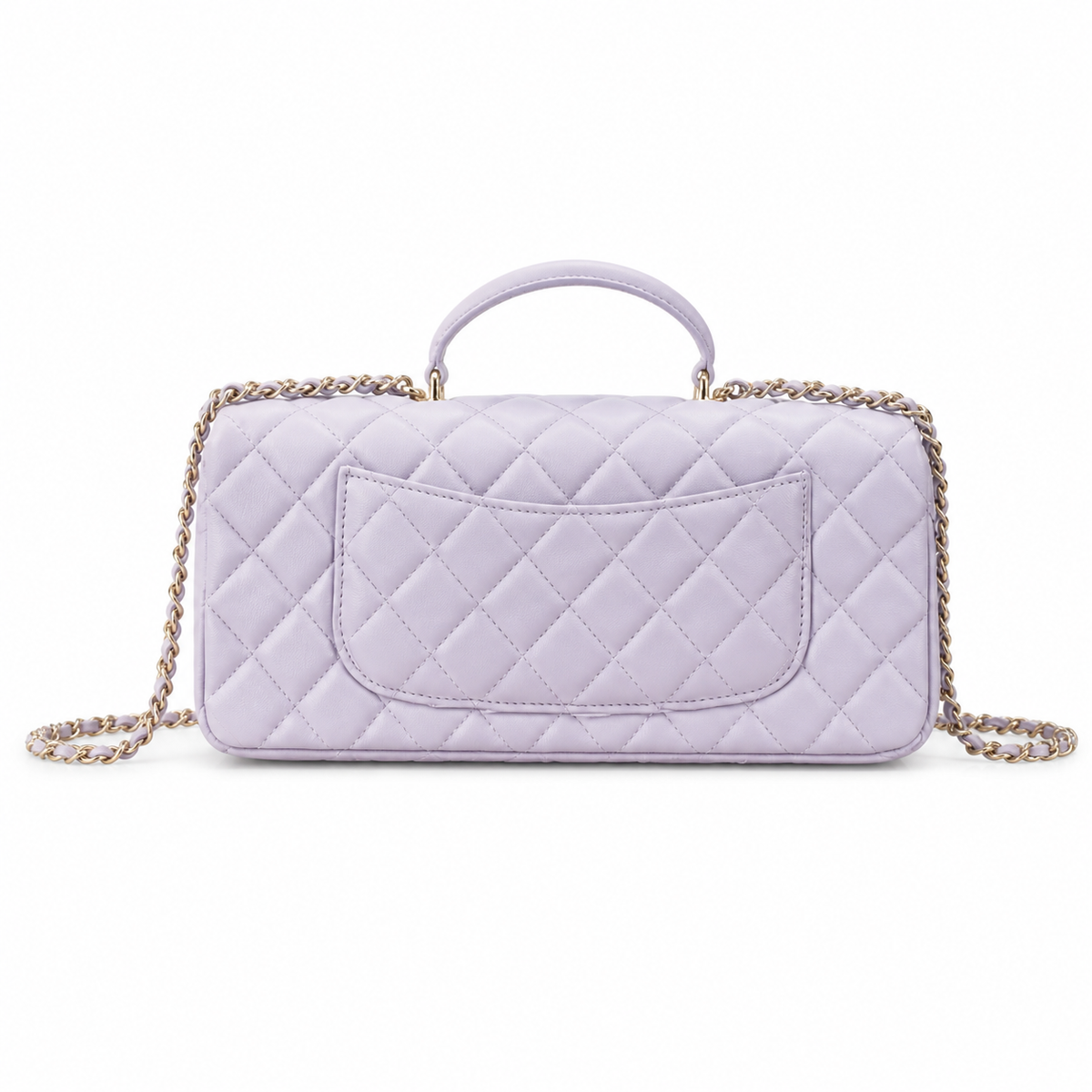 Chanel Lavender Quilted Flap Shoulder Bag