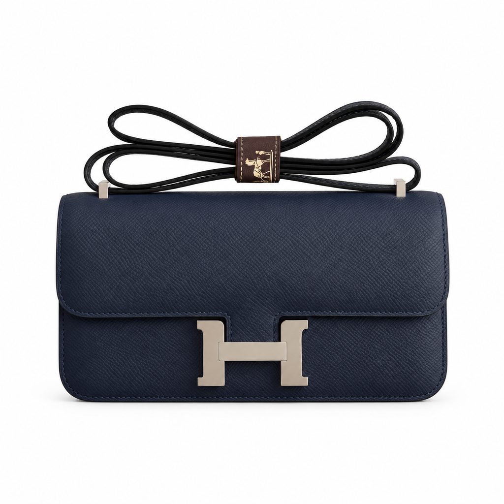 Hermès Constance 26 Bleu Nuit Epsom Palladium HW